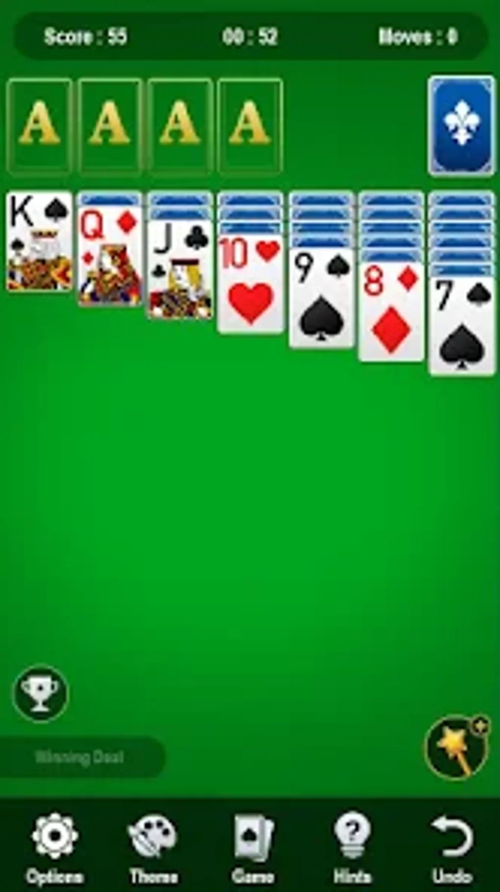 Bliss spider solitaire 2 suits